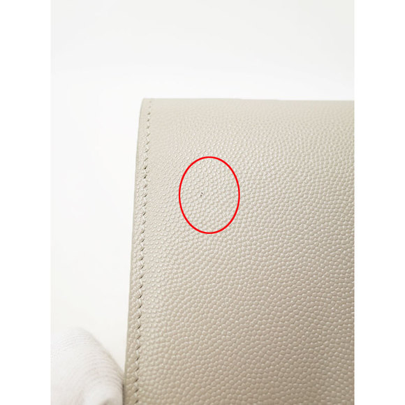 Saint Laurent Logo Kate Chain Shoulder Bag White - Picture 6 of 9